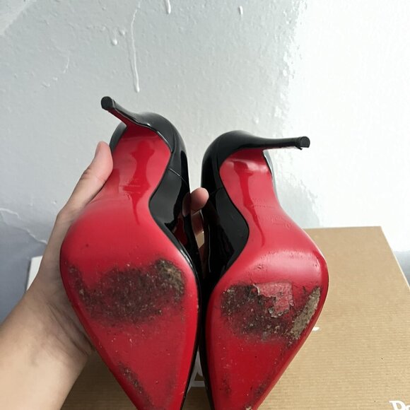 Christian Louboutin so Kate 120 Black Patent Pumps/heels - Picture 5 of 7